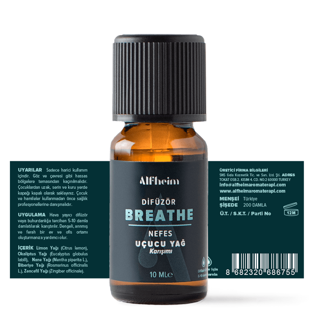 Breathe Uçucu Yağ Karışımı 10 ML