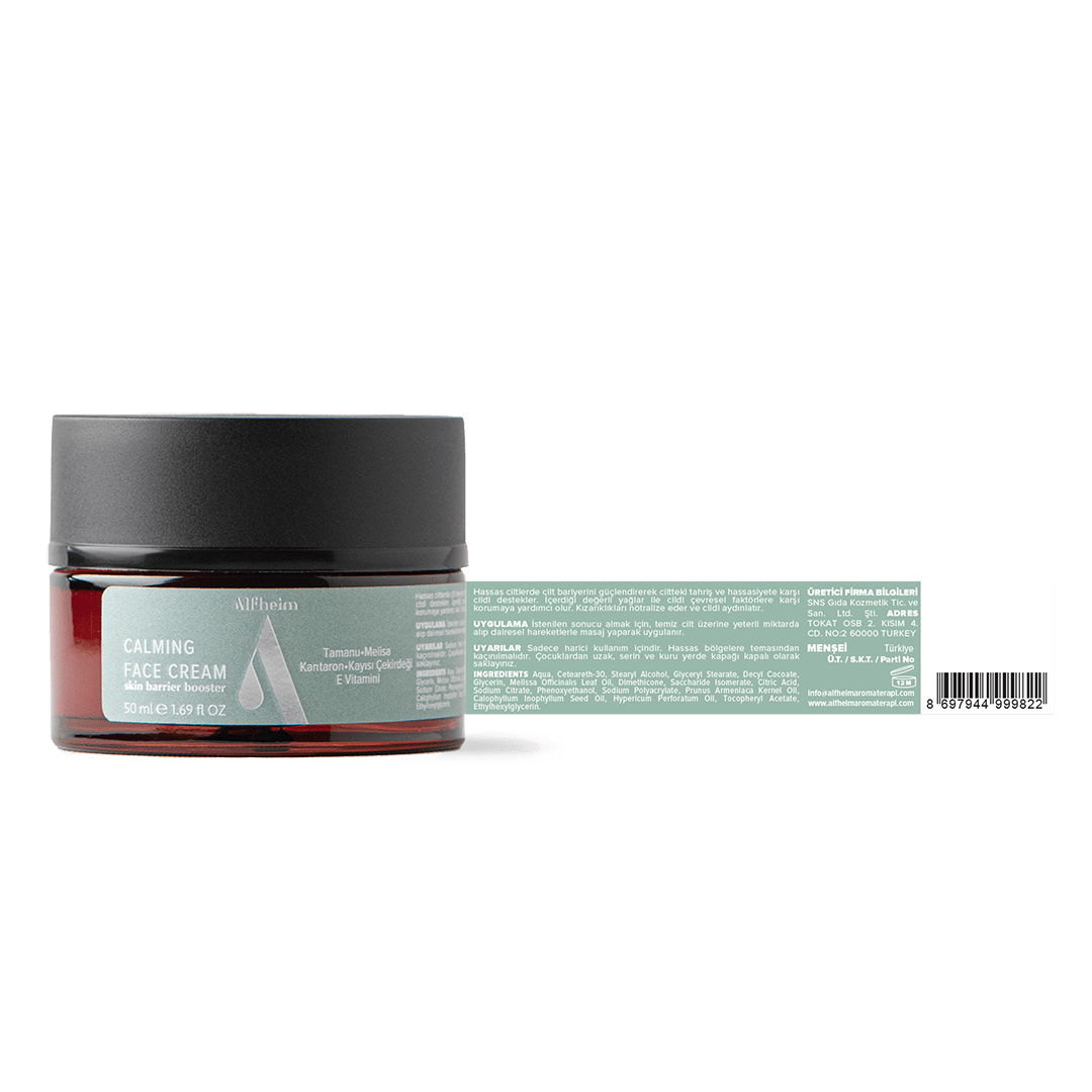Beruhigende beruhigende Gesichtscreme