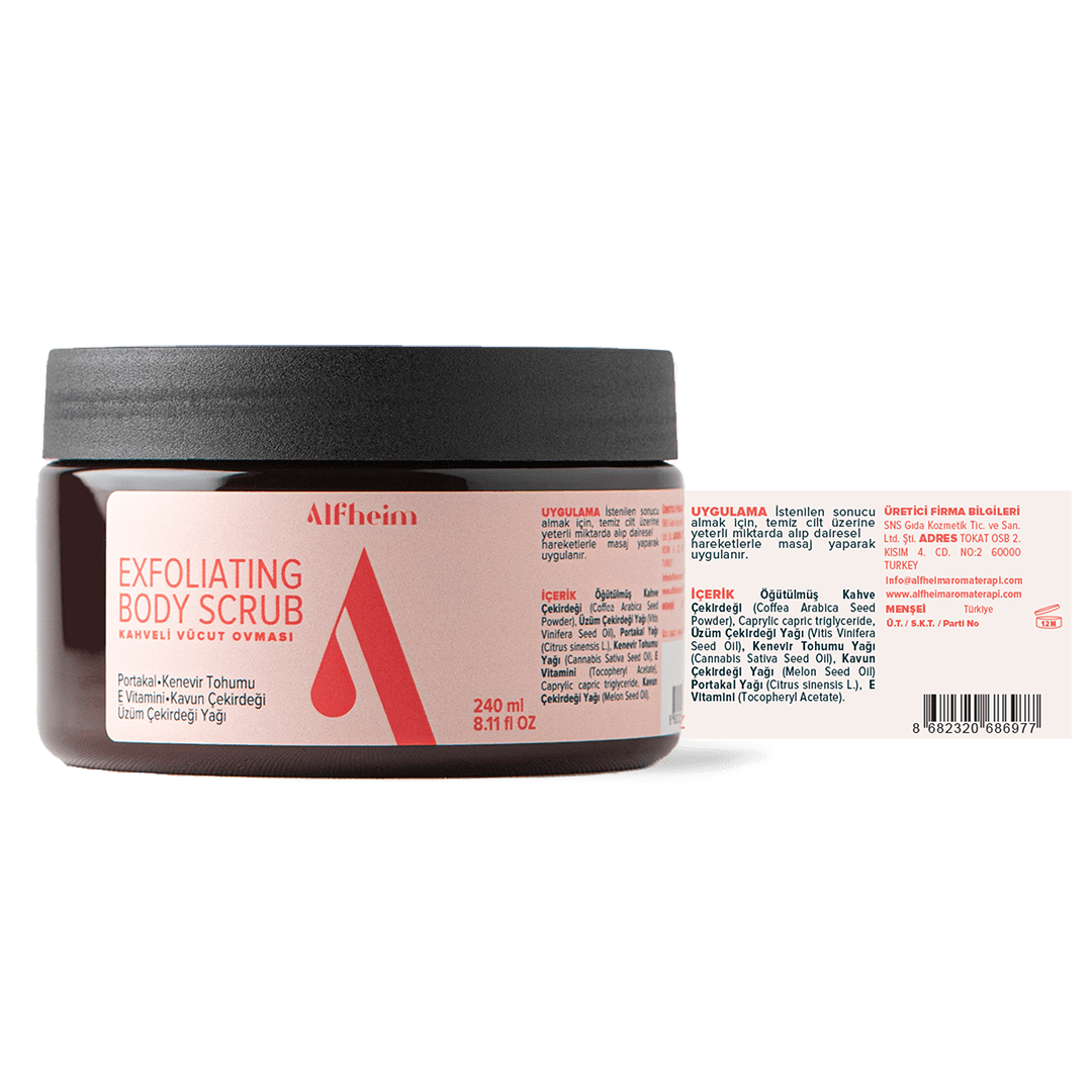 Exfoliating Kahveli Vücut Ovması 240 ML