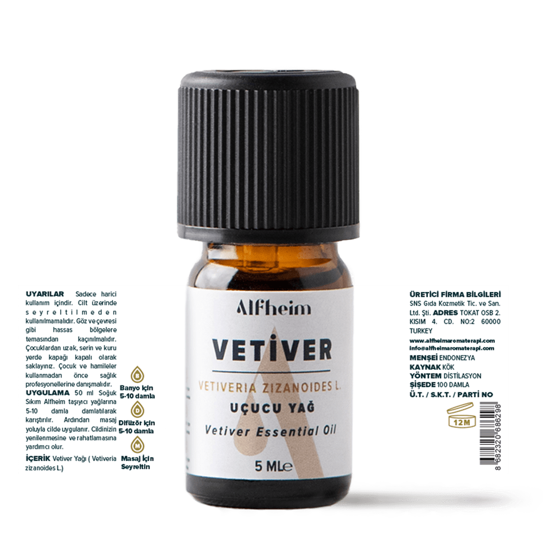 Vetiver Uçucu Yağı 5 ML